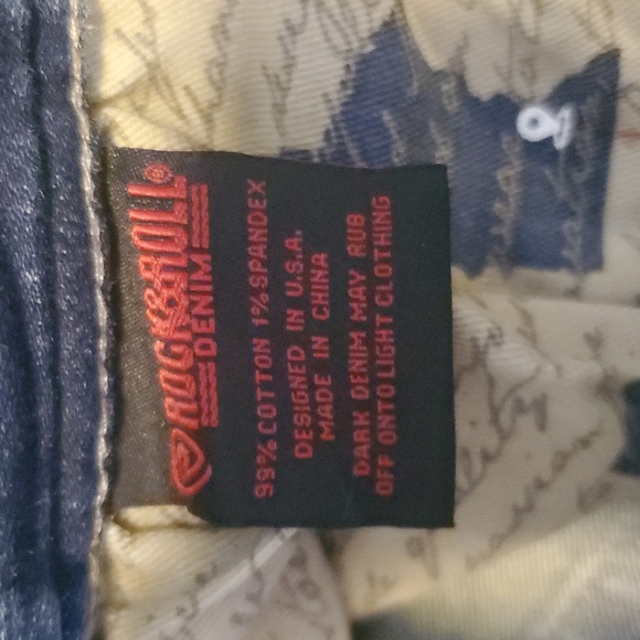 Rock & Roll Denim Revolver Slim Straight 32 X 38 Vintage '46 - Picture 9 of 11